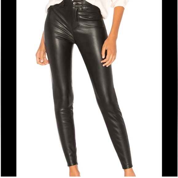 Free People Pants - Free People Faux Leather Skinny Pants